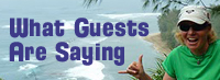 what guests are saying